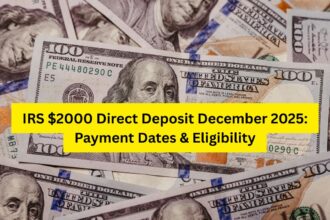 IRS $2000 direct deposit December 2025