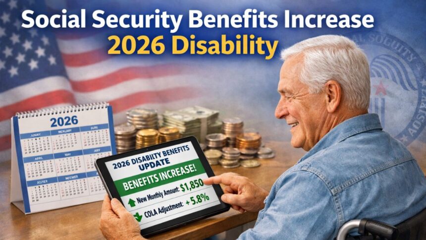 social security benefits increase 2026 disability