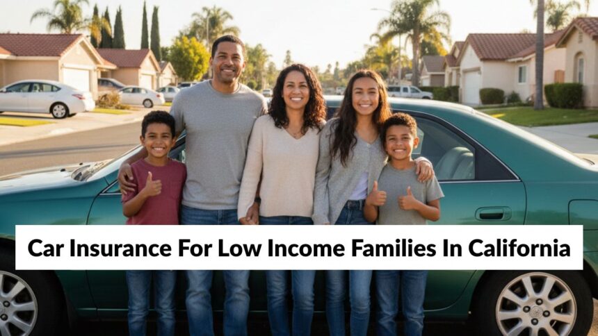 Car Insurance For Low Income Families In California